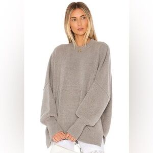 Free People Easy Street Tunic | Heather Gray Sweater